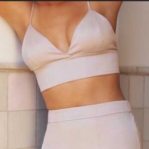 Aritzia Babaton Satin Blouse